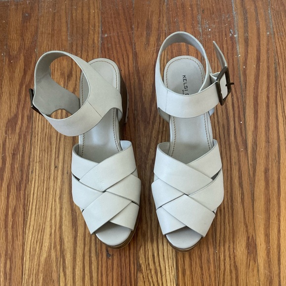 Kelsi Dagger Brooklyn cream clogs - Picture 2 of 4